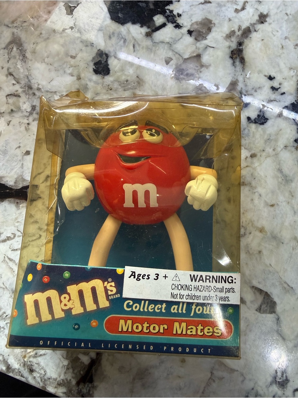 M&M'S vintage Red Motor Mates Collectible Figure Y2K memorabilia